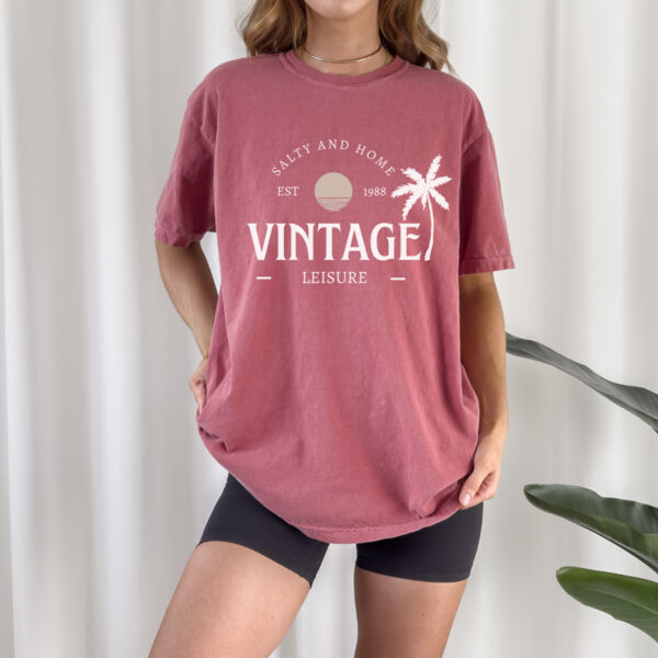 SALTY VINTAGE | Oversized T in BRICK Thumbnail