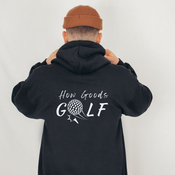 HOW GOODS GOLF - HOODIE BLACK Thumbnail