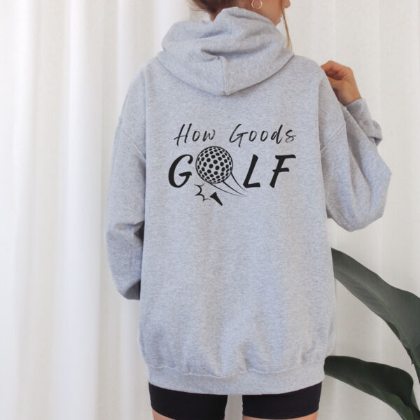 HOW GOODS GOLF - WOMENS HOODIE GREY  Thumbnail