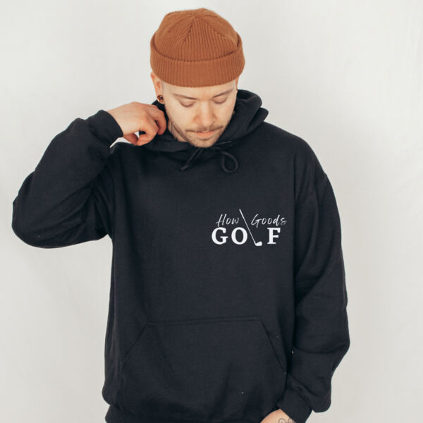 HOW GOODS GOLF II - MENS HOODIE BLACK  Thumbnail