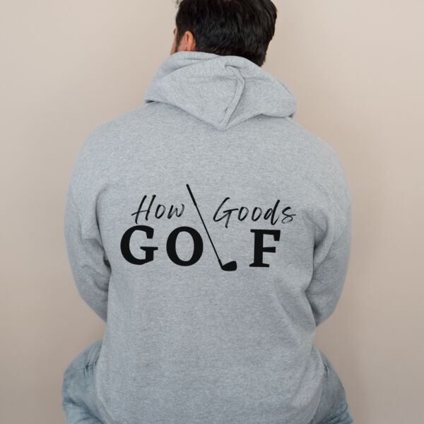 HOW GOODS GOLF II - MENS HOODIE GREY  Thumbnail