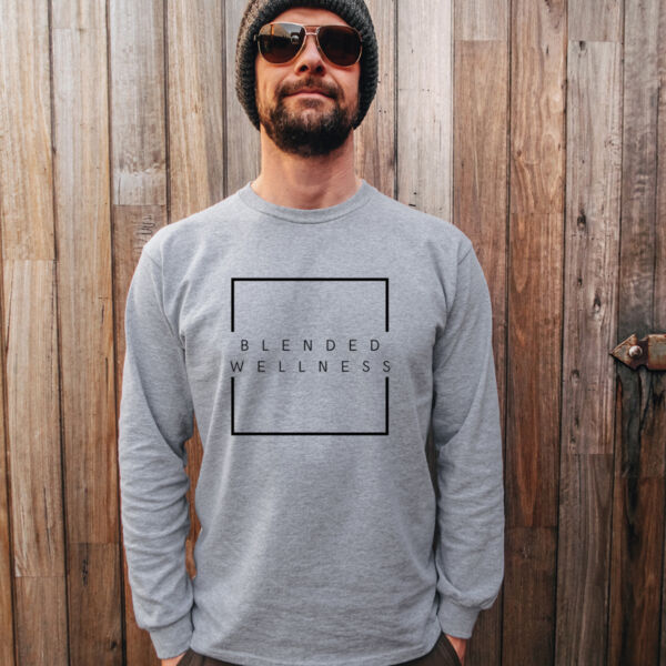 BLENDED WELLNESS | Mens Longsleeve in SPORT GREY Thumbnail