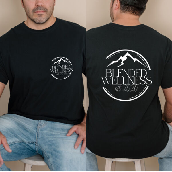 BLENDED WELLNESS | Move Mountains Oversized T in BLACK Thumbnail