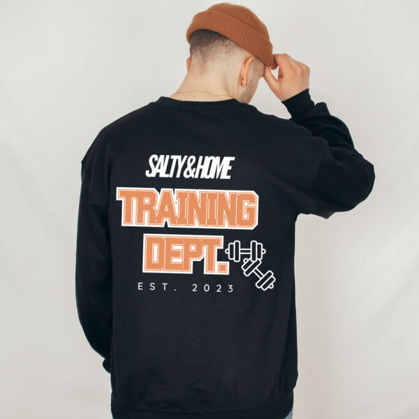 TRAINING DEPARTMENT CREWNECK BLACK Thumbnail