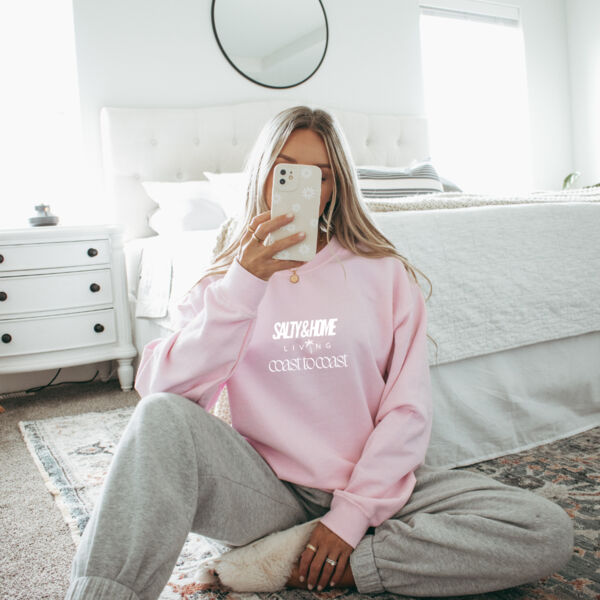 COAST TO COAST | Crewneck in LIGHT PINK Thumbnail