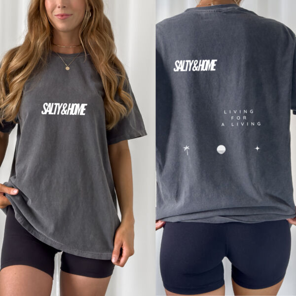 LIVING FOR A LIVING | Tee in PEPPER  Thumbnail