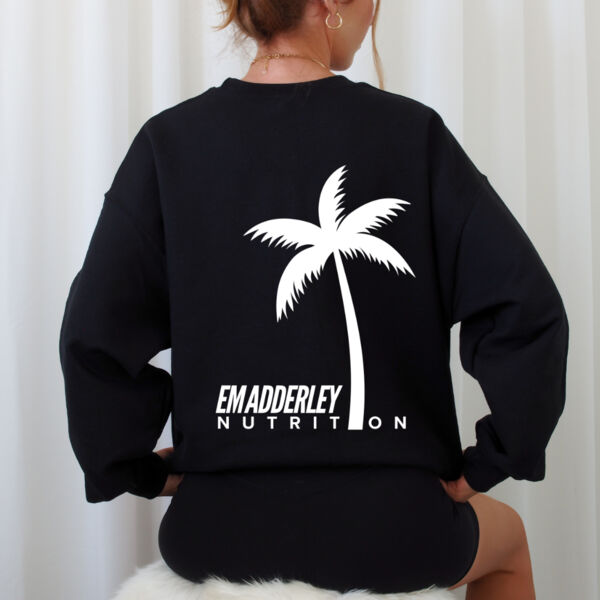 Em Adderley Nutrition Crewneck BLACK  Thumbnail