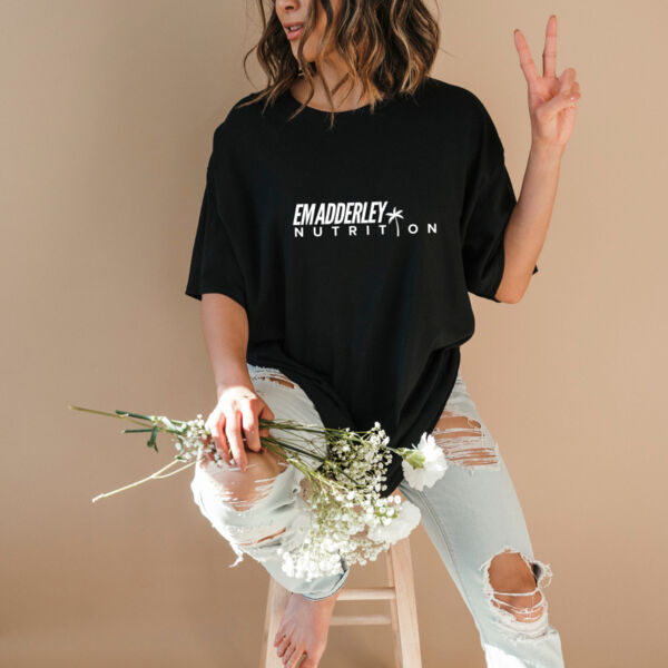 SALTY X EM ADDERLEY | Tee in Black Thumbnail