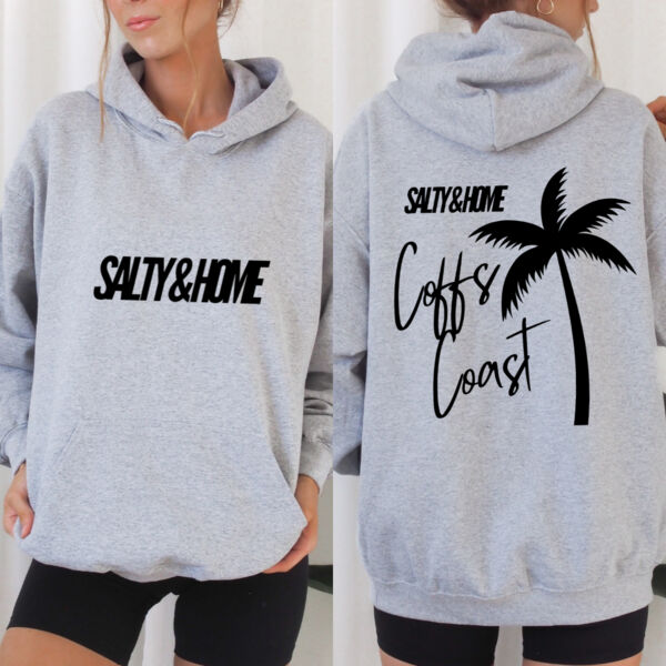 COFFS COAST | Unisex Hoodie in ASH Thumbnail