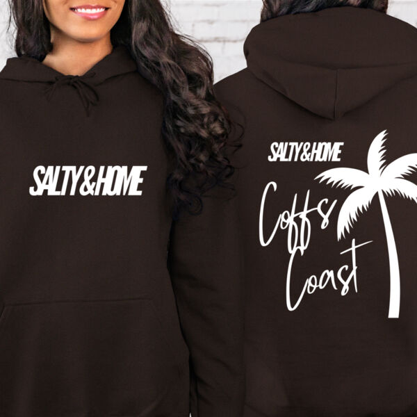 COFFS COAST | Unisex Hoodie in DARK CHOCOLATE Thumbnail